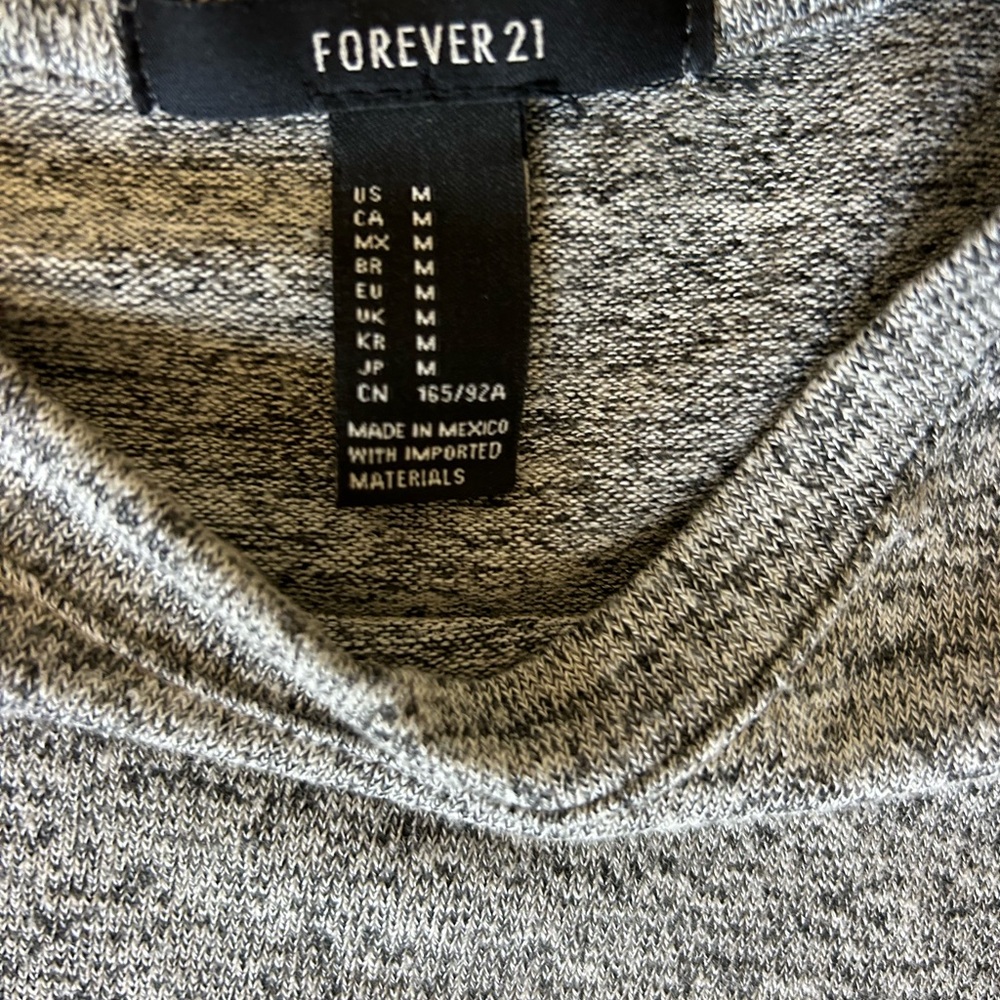 FOREVER21 Fit & Flare Women's Mini Swing Dress
Gray 3/4 Sleeves Dress Size M - Picture 7 of 9